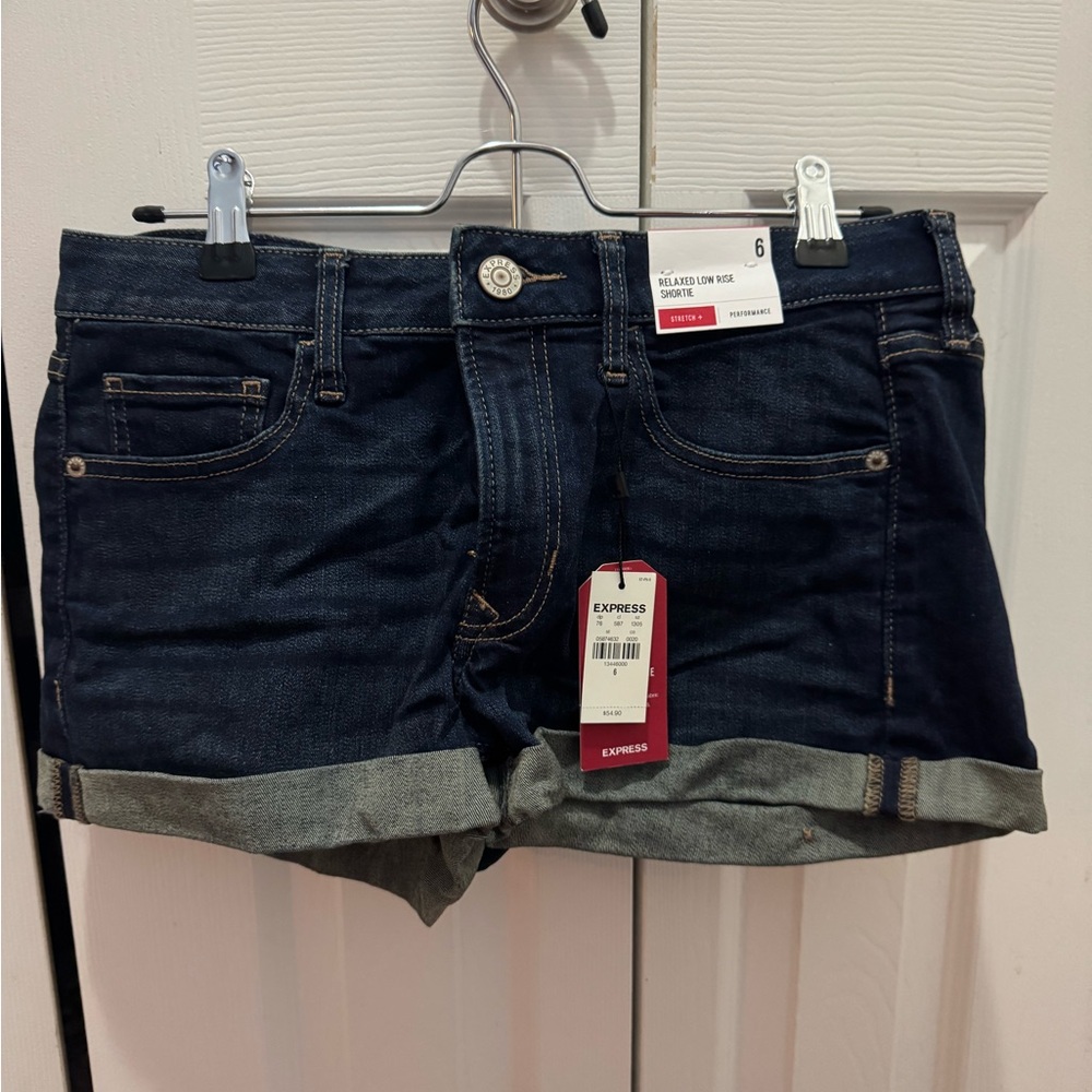 Express Women's Indigo Jean Shorts